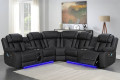 Sectional Recliner Sofa with Bluetooth speakers and Massage and Heating