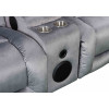 Sectional Recliner Sofa Set with Bluetooth and Cup holder for Living Room