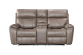 Two Seater Recliner Sofa With Storage and Cup Holder For Small Living Room