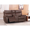Two Seater Recliner Sofa With Storage and Cup Holder For Small Living Room