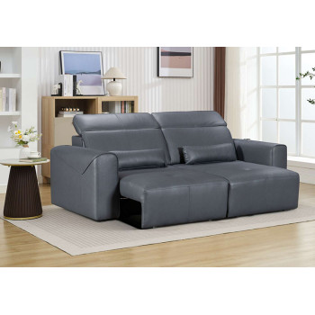 Powet Fabric Recliner Sofa 3+2+1 with USB & Wireless charging