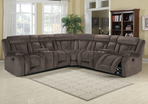 Comfortable Electric Recliner Sofa Sectional with Wireless Charging for Living Room