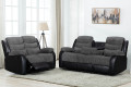 Comfortable Manual Recliner Sofa Set  With Drop Down Table for Living Room