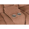 Manual Sectional Recliner Sofa Set with Cup holders for Living Room