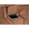 Manual Sectional Recliner Sofa Set with Cup holders for Living Room