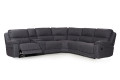 Manual Sectional Recliner Sofa Set with Cup holders Chaise for Living Room