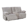 Two Seater Recliner Sofa With Storage and Cup Holder For Small Living Room