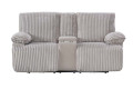 Two Seater Recliner Sofa With Storage and Cup Holder For Small Living Room