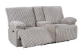 Two Seater Recliner Sofa With Storage and Cup Holder For Small Living Room