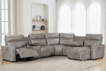 Spacious and Comfortable Recliner  Sectional with Storage Chaise