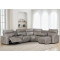 Spacious and Comfortable Recliner  Sectional with Storage Chaise