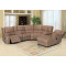 Comfortable Recliner Sofa Set With Cup Holder and Reading Light for Living Room