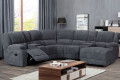Comfortable Recliner Sofa Set With Cup Holder  and Reading Light for Living Room