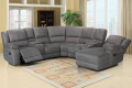 Comfortable Recliner Sofa Set With Cup Holder  and Reading Light for Living Room