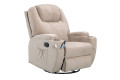 Swivel Rocker Recliner for Living Room with Massage