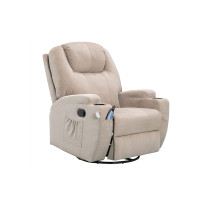 Swivel Rocker Recliner for Living Room with Massage