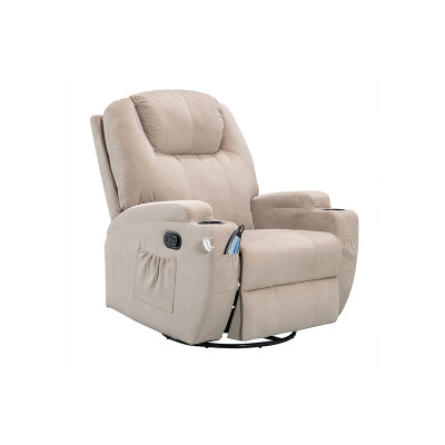 Swivel Rocker Recliner for Living Room with Massage