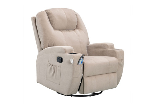 Swivel Rocker Recliner for Living Room with Massage