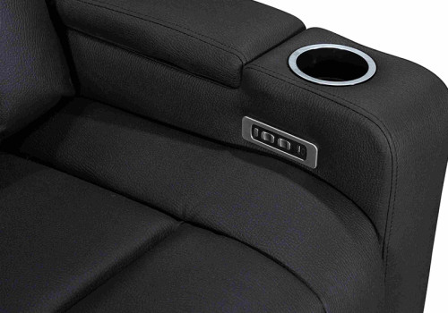 Comfortable Recliner Sofa Set With Bluetooth System and Drop down table