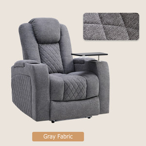 Comfortable Power Lift Recliners for Elderly With Built-in Control Cup Holder and USB