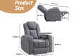 Comfortable Power Lift Recliners for Elderly With Built-in Control Cup Holder and USB