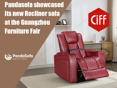 Pandasofa showcases its products at the Guangzhou Furniture Fair
