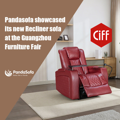 Pandasofa showcases its products at the Guangzhou Furniture Fair