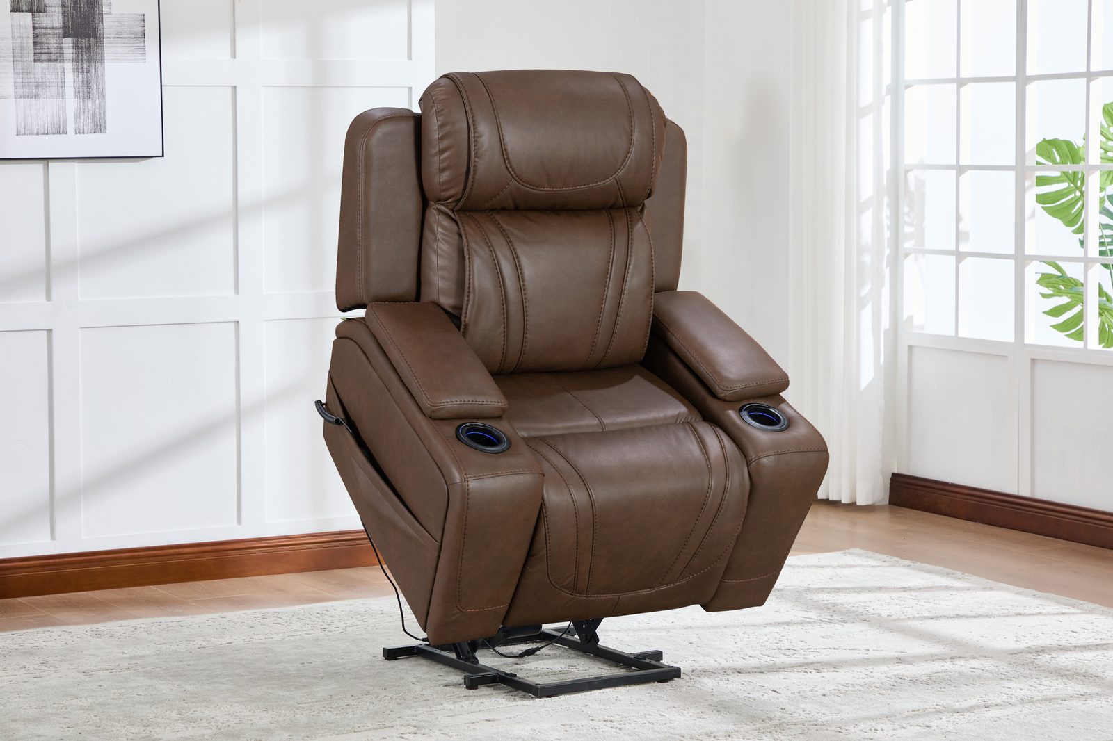 8485 power lift chair with steel lift frame and hand control