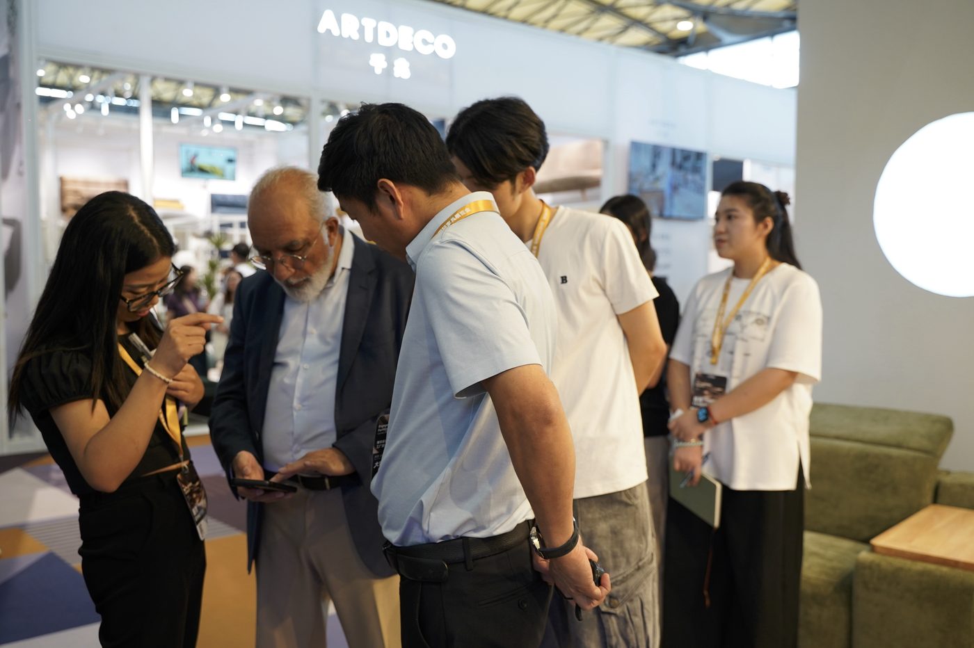 On-site consultation at the booth