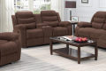 8005 Recliner Sofa Set 1+2+3 with Console Storage and Cup Holders for Living Room