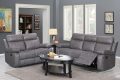 8307 Manual Recliner Sofa Set with Console, Cup Holders and Corner Sectional Option