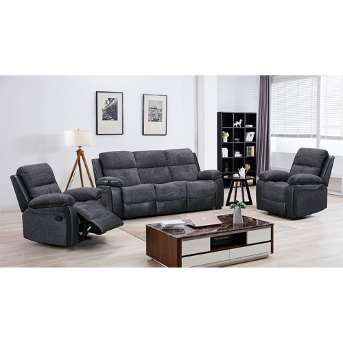 Manual Recliner Sofa Set for Living Room Accept OEM/ODM