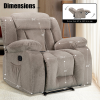 Reclining Chairs with Massage and Heating Function