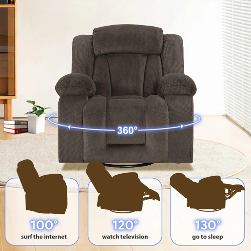 Swivel Rocker Recliner for Living Room