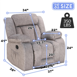 Swivel Rocker Recliner for Living Room