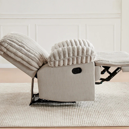 Manual Recliners for Sale with Bluetooth Wireless and USB, Cozy Living Room Lounge Recliner Chair