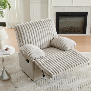 Manual Recliners for Sale with Bluetooth Wireless and USB, Cozy Living Room Lounge Recliner Chair