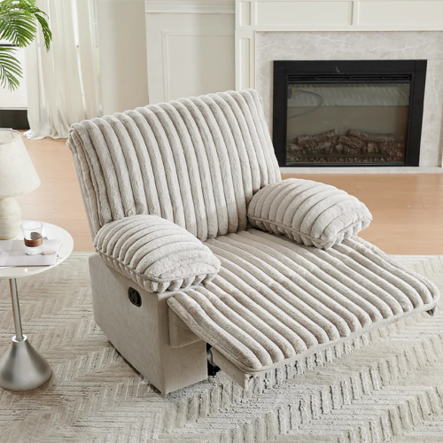 Manual Recliners for Sale with Bluetooth Wireless and USB, Cozy Living Room Lounge Recliner Chair