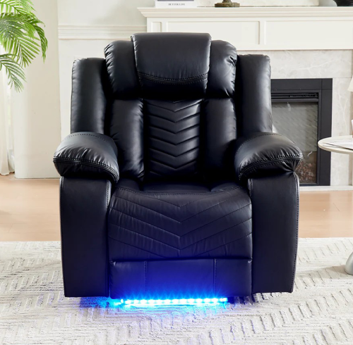 Leather Recliners on Sale With Mood Lighting Which is  Perfect Choice For Living Room