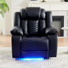 Leather Recliners on Sale With Mood Lighting Which is  Perfect Choice For Living Room