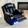 Leather Recliners on Sale With Mood Lighting Which is  Perfect Choice For Living Room