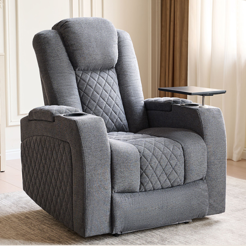 Comfortable Recliner Chair With Built-in Control Cup Holder and USB