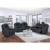 Comfortable Recliner Sofa Set With Bluetooth System and Drop down table and LED strip of the sofa. for Living Room
