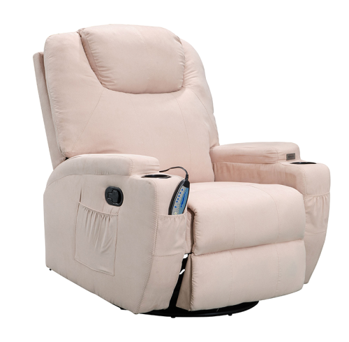 Swivel Rocker Recliner for Living Room with Massage
