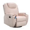 Swivel Rocker Recliner for Living Room with Massage