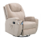 Swivel Rocker Recliner for Living Room with Massage