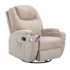 Swivel Rocker Recliner for Living Room with Massage