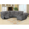 Comfortable Recliner Sofa Set With Cup Holder  and Reading Light for Living Room
