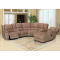 Comfortable Recliner Sofa Set With Cup Holder  and Reading Light for Living Room
