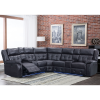Comfortable Recliner Sofa Set With Cupholder System and LED Light for Living Room Furniture